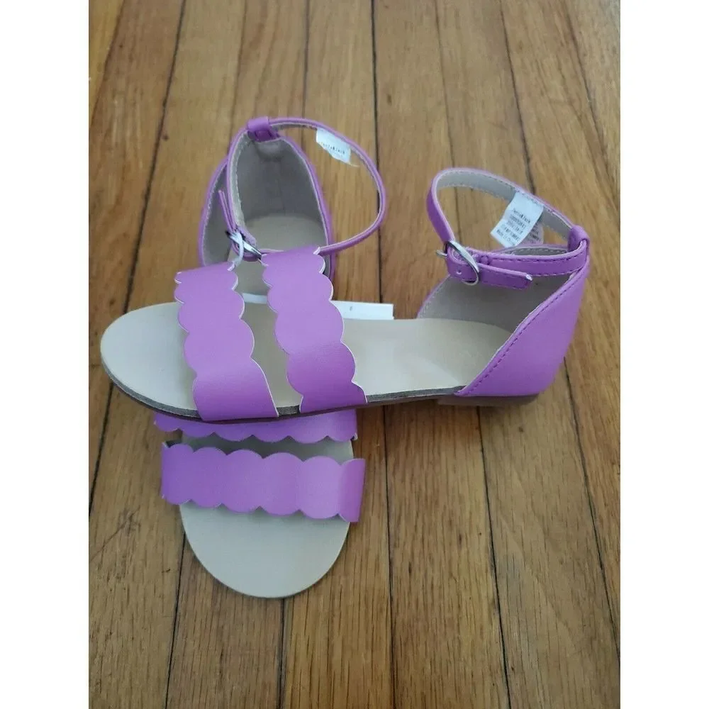 Janie & Jack Summer Garden Lilac Purple Sandals